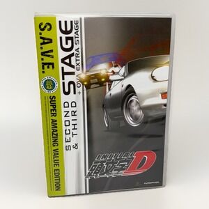 Initial D Second Third Stage OVA Extra Stage 4 DVD Set Anime Racing Funimation